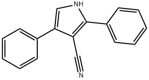 2,4-Diphenyl-1H-pyrrole-3-carbonitrile Struktur