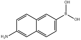 (6-aMinonaphthalen-2-yl)boronic acid Struktur