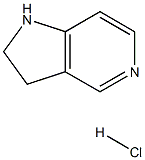 2,3-二氢-5-氮杂吲哚盐酸盐 结构式