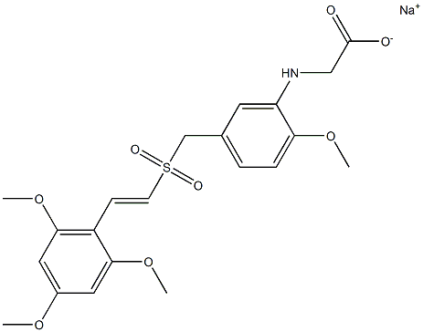 瑞格色替钠, 592542-60-4, 结构式