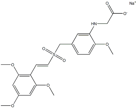 瑞格色替钠 结构式