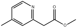 Methyl 2-(4-Methylpyridin-2-yl)acetate Struktur