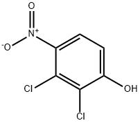 2,3-Dichloro-4-nitrophenol Structure