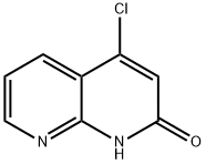 4-クロロ-1,8-ナフチリジン-2(1H)-オン 化学構造式