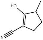 2-羟基-3-甲基-环戊-1-烯甲腈,596814-47-0,结构式