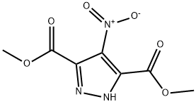 4-nitro-1H-pyrazole-3,5-dicarboxylic acid diMethyl ester Structure