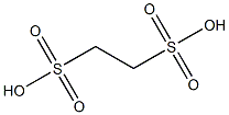 1,2-エタンジスルホン酸二水和物 化学構造式
