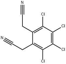2,2'-(全氯-1,2-亚苯基)二乙腈,60069-96-7,结构式