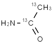 AcetaMide-13C2, 600726-26-9, 结构式