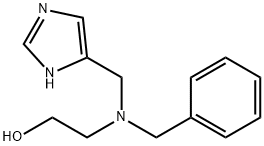 2-(((1H-咪唑基-4-基)甲基)(苄基)氨基)乙醇, 601515-03-1, 结构式
