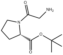 L-Proline, glycyl-, 1,1-diMethylethyl ester Structure