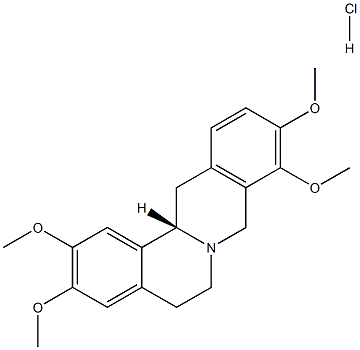 d-tetrahydropalmatine 化学構造式