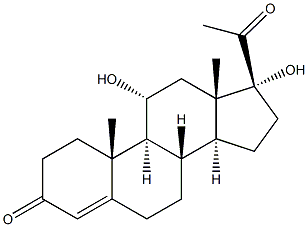 Pregn-4-ene-3,20-dione,11,17-dihydroxy-, (11a)-