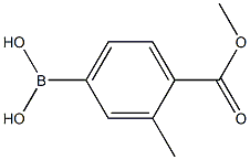 (4-(甲氧基羰基)-3-甲基苯基)硼酸, 603122-81-2, 结构式