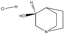 (S)-(+)-quinuclidin-3-ol hydrochloride Struktur