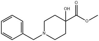 Methyl 1-benzyl-4-hydroxypiperidine-4-carboxylate Structure