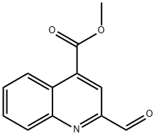 Methyl 2-forMylquinoline-4-carboxylate Structure