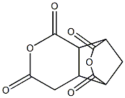 3-(Carboxymethyl)-1,2,4-cyclopentanetricarboxylic acid 1,4:2,3-dianhydride Struktur