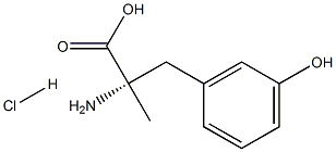 DL-ALPHA-METHYL-M-TYROSINE HYDROCHLORIDE 结构式
