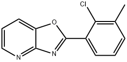 2-(2-Chloro-3-Methylphenyl)oxazolo[4,5-b]pyridine Struktur