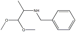 N-benzyl-1,1-diMethoxypropan-2-aMine Struktur
