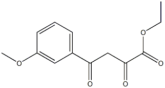 ethyl 4-(3-methoxyphenyl)-2,4-dioxobutanoate, 60943-40-0, 结构式