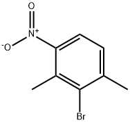 2-ブロモ-1,3-ジメチル-4-ニトロベンゼン 化学構造式