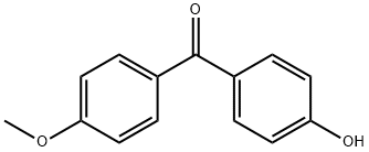 4-Hydroxyphenyl 4-Methoxyphenyl ketone Struktur