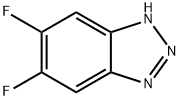 5,6-ジフルオロ-1H-ベンゾトリアゾール 化学構造式