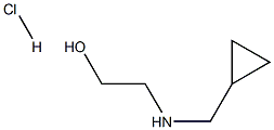 N-(2-羟乙基)(环丙基甲基)胺盐酸盐, 610309-67-6, 结构式