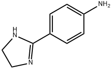 4-(4,5-二氢-1H-咪唑-2-基)苯胺, 61033-71-4, 结构式