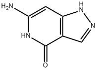 6-氨基-1,5-二氢-4H-吡唑并[4,3-C]吡啶-4-酮 结构式