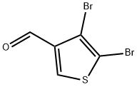 4,5-二溴噻吩-3-甲醛 结构式