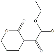 Ethyl 2-oxo-2-(2-oxotetrahydro-2H-pyran-3-yl)acetate Structure