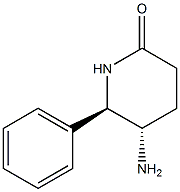 trans-5-aMino-2-oxo-6-phenylpiperidine Struktur
