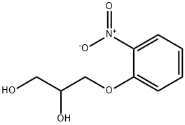 1,2-Propanediol, 3-(2-nitrophenoxy)- Structure