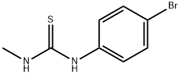 1-(4-溴苯基)-3-甲基硫脲, 61449-55-6, 结构式