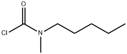 N-甲基-N-戊基氯甲酰胺, 61500-82-1, 结构式
