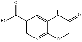 2-氧代-2,3-二氢-1H-吡啶[2,3-B][1,4]恶嗪-7-甲酸, 615568-49-5, 结构式