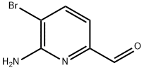 6-氨基-5-溴皮考林醛, 615568-65-5, 结构式