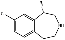 1H-3-Benzazepine, 8-chloro-2,3,4,5-tetrahydro-1-Methyl-, (1S)- 化学構造式