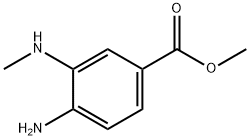 4-氨基-3-甲氨基苯甲酸甲酯, 616224-38-5, 结构式
