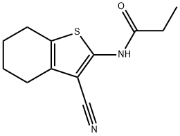 N-(3-cyano-4,5,6,7-tetrahydro-1-benzothiophen-2-yl)propanaMide|N-(3-氰基-4,5,6,7-四氢苯并[B]噻吩-2-基)丙酰胺