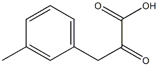 2-氧代-3-(间甲苯基)丙酸, 61676-25-3, 结构式