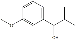 1-(3-Methoxyphenyl)-2-Methylpropan-1-ol 化学構造式