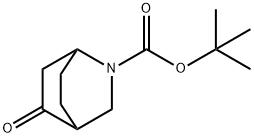 5-羰基-2-氮杂双环[2.2.2]辛烷-2-羧酸叔丁基酯 结构式