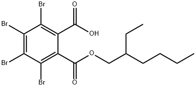 2-乙基己基四溴邻苯二甲酸酯, 61776-60-1, 结构式