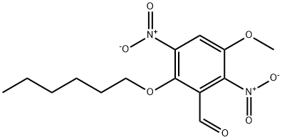 2-(Hexyloxy)-5-Methoxy-3,6-dinitrobenzaldehyde|2-(己氧基)-5-甲氧基-3,6-二硝基苯甲醛