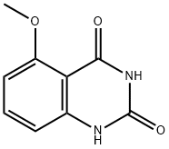 5-メトキシキナゾリン-2,4(1H,3H)-ジオン 化学構造式