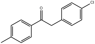 2-(4-Chlorophenyl)-1-(p-tolyl)ethanone Struktur